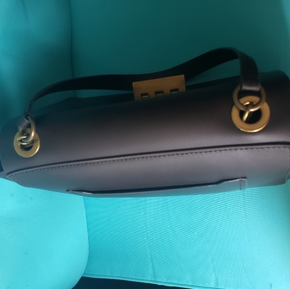 HP. Zac Posen Eartha Folded Gusset Shoulder Bag. - Picture 7 of 12